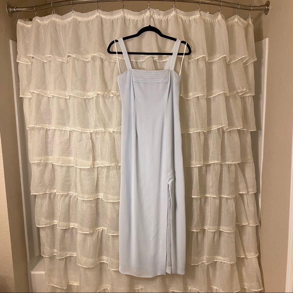 Vintage** Baby Blue Formal Dress